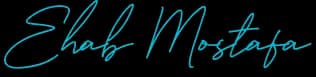 CEO Ehab Mostafa signature